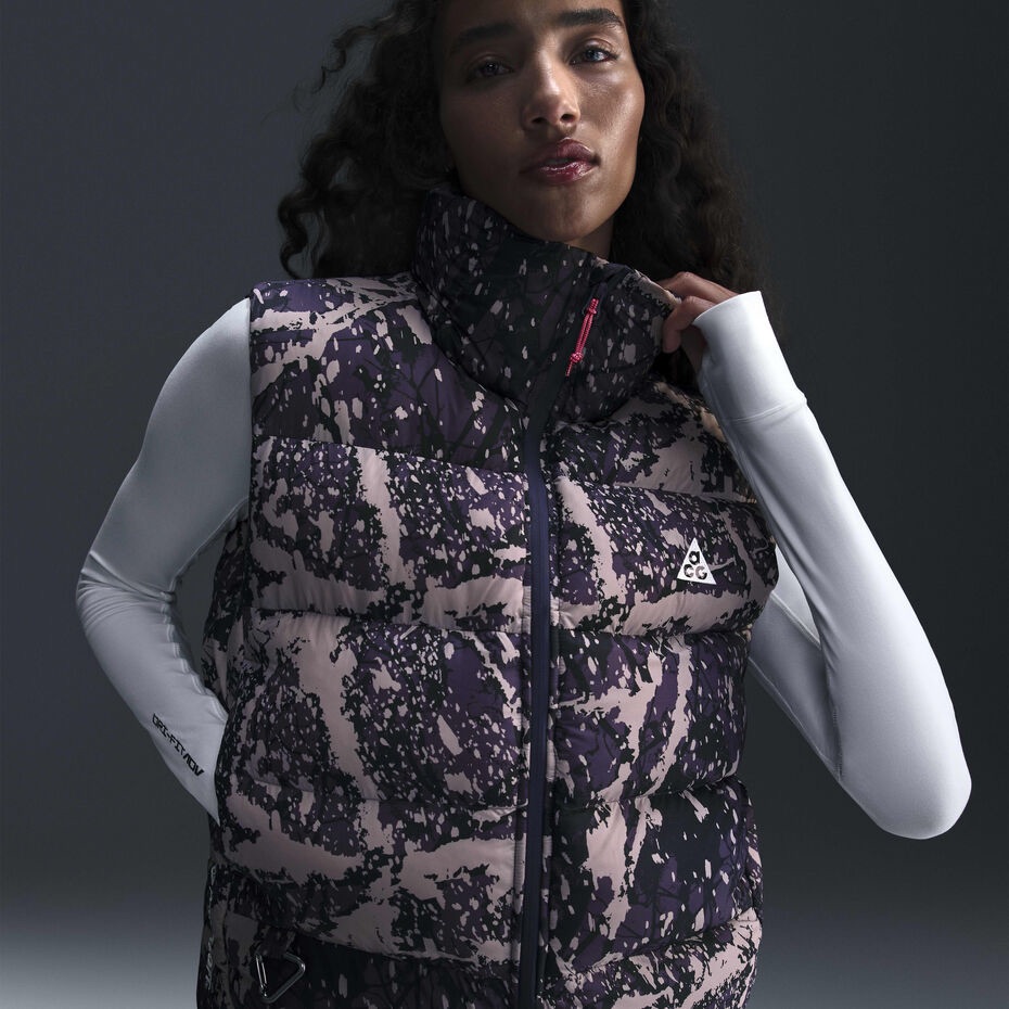 Brand New Nike Womens Purple Lunar Lake Vest Size Large